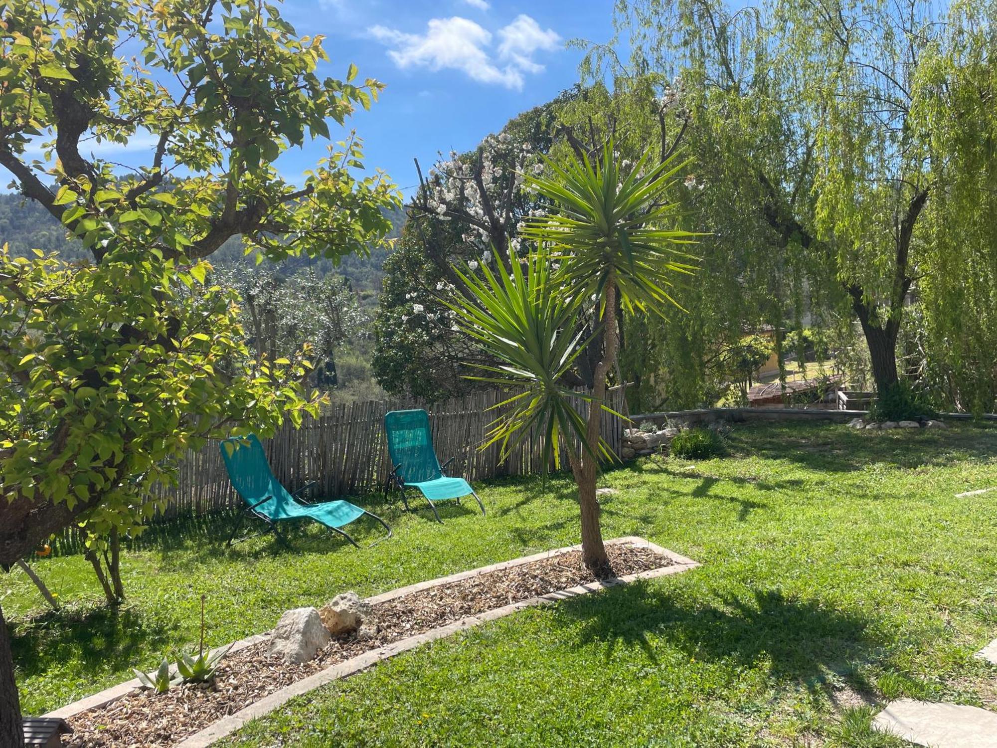 Luva D'Azur, Rez De Villa Le Riou - Le Vallon Le Bar-sur-Loup Exteriör bild