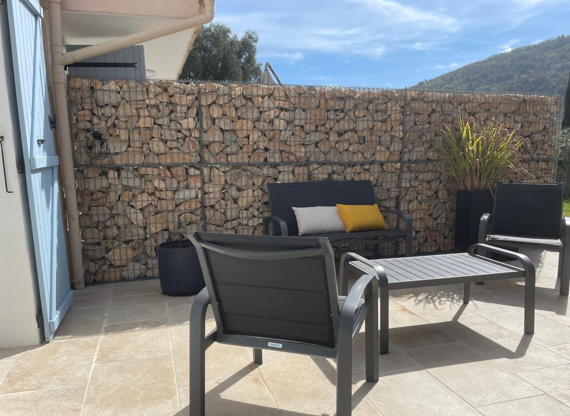 Luva D'Azur, Rez De Villa Le Riou - Le Vallon Le Bar-sur-Loup Exteriör bild