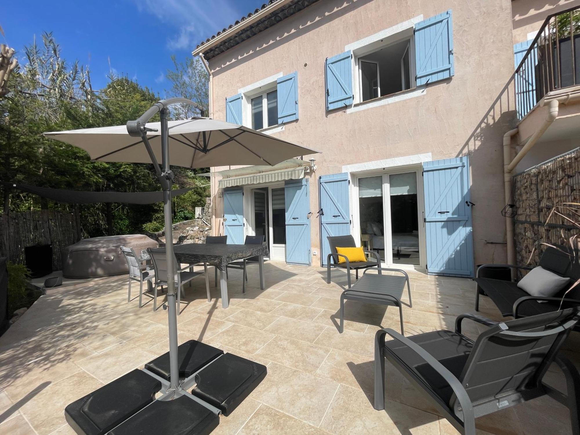 Luva D'Azur, Rez De Villa Le Riou - Le Vallon Le Bar-sur-Loup Exteriör bild