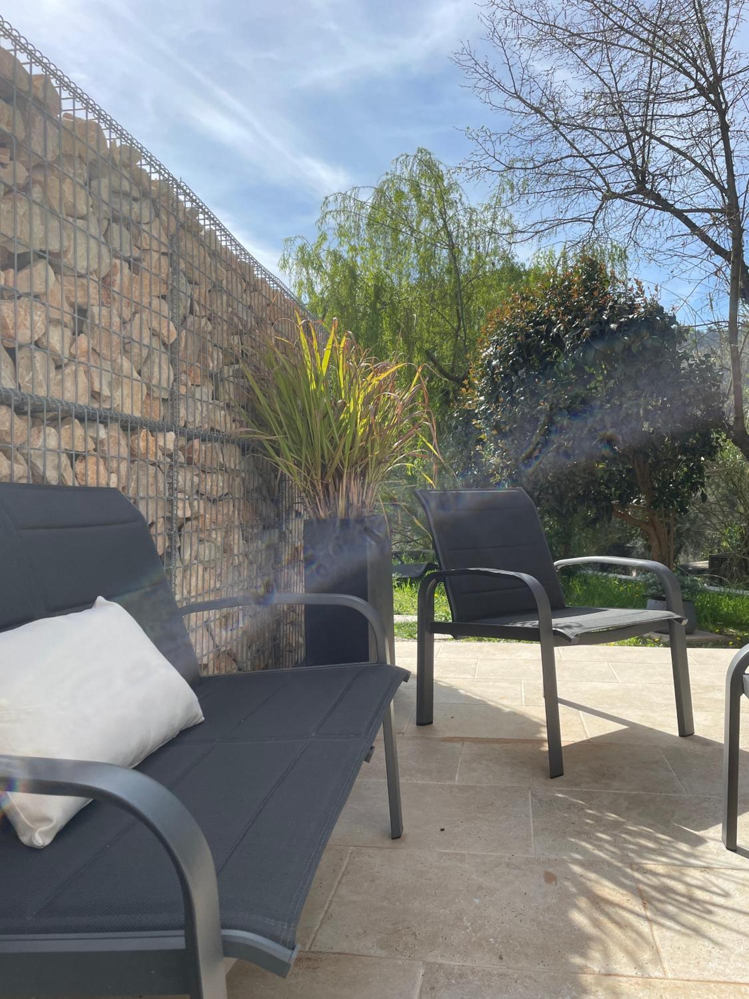 Luva D'Azur, Rez De Villa Le Riou - Le Vallon Le Bar-sur-Loup Exteriör bild