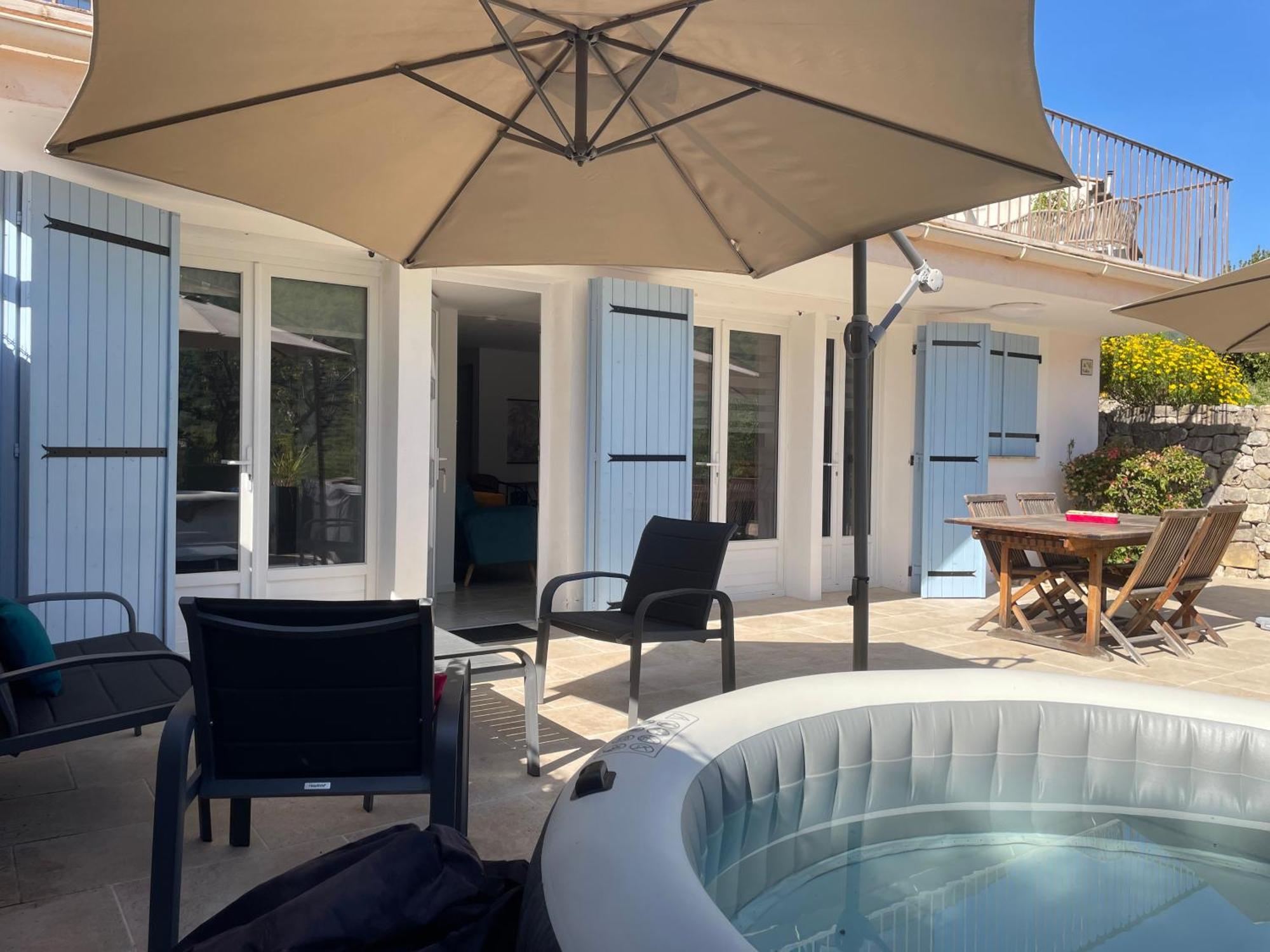 Luva D'Azur, Rez De Villa Le Riou - Le Vallon Le Bar-sur-Loup Exteriör bild