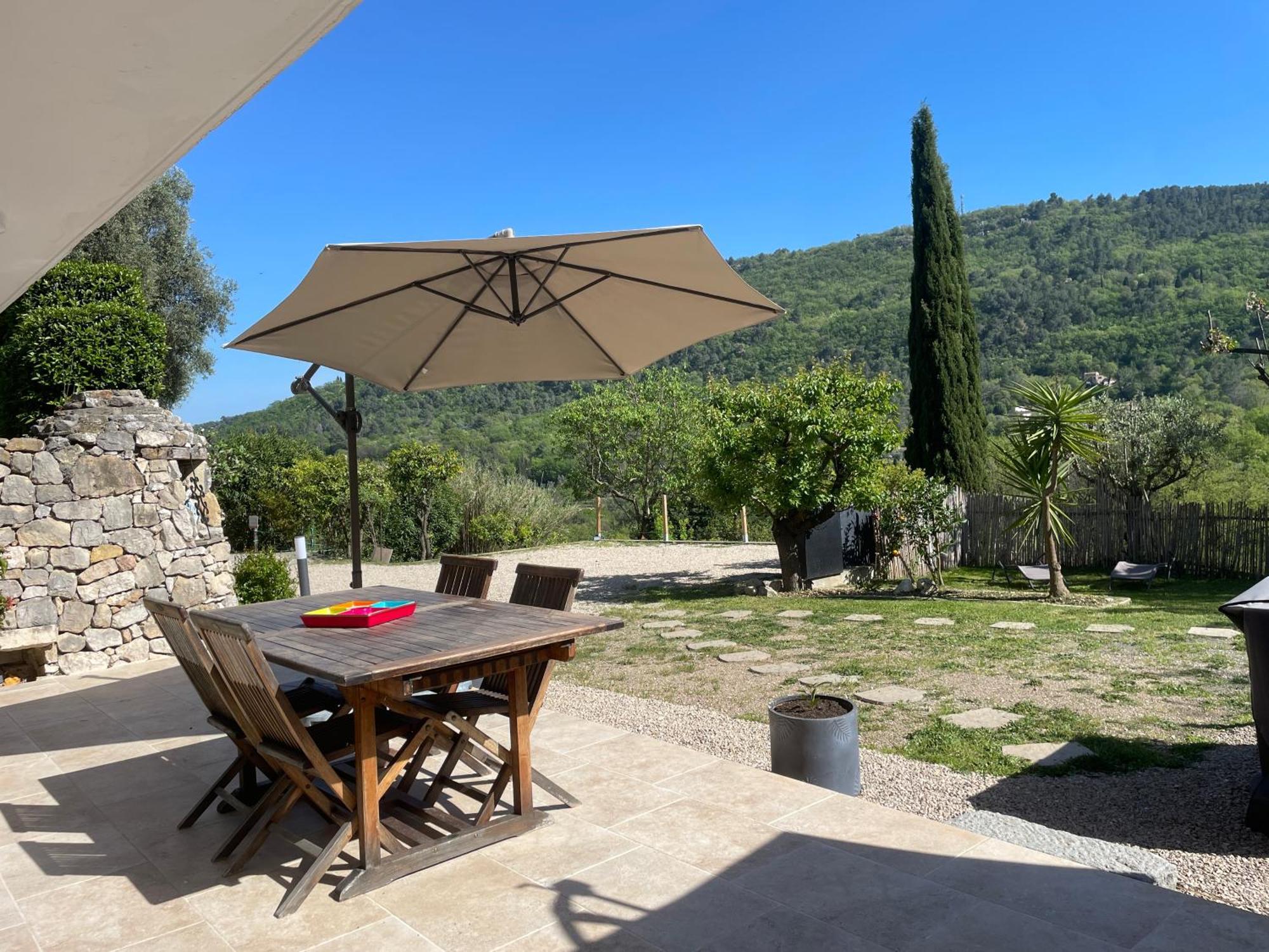Luva D'Azur, Rez De Villa Le Riou - Le Vallon Le Bar-sur-Loup Exteriör bild