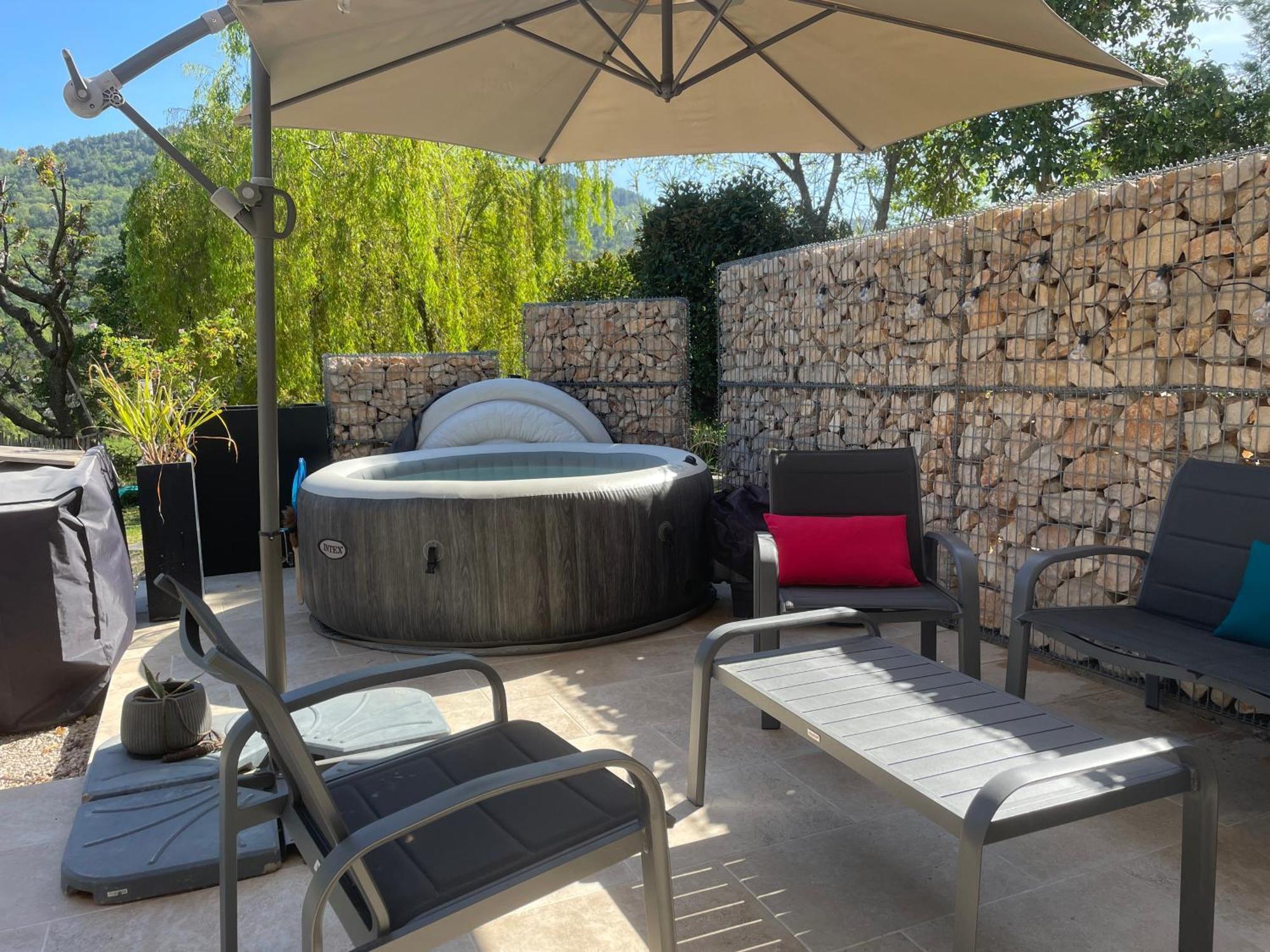 Luva D'Azur, Rez De Villa Le Riou - Le Vallon Le Bar-sur-Loup Exteriör bild