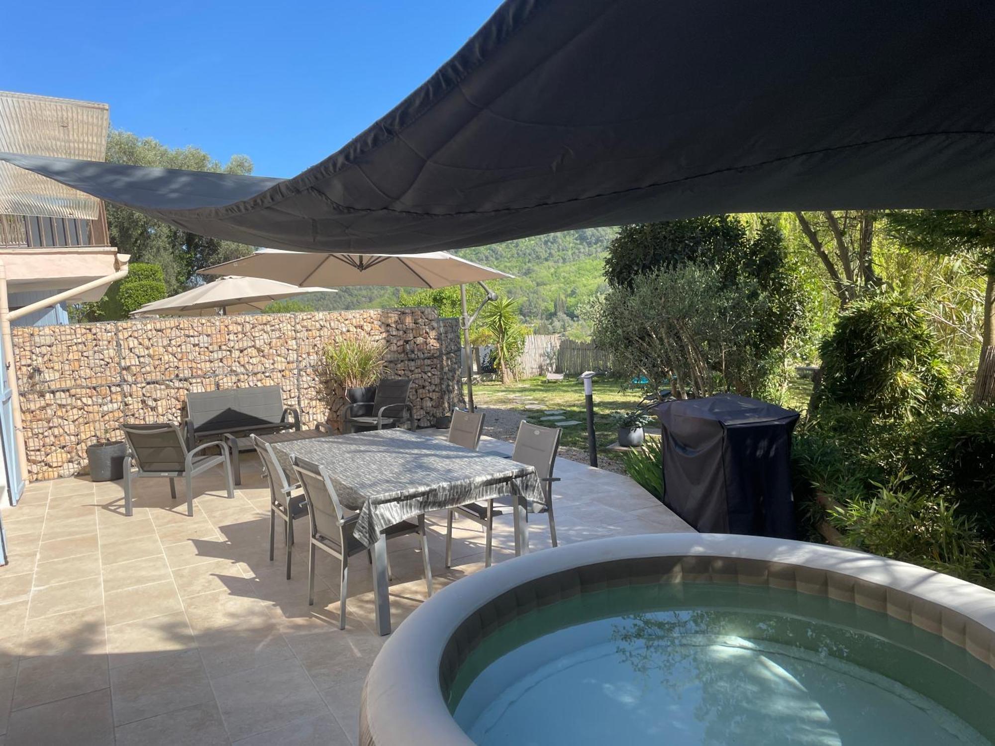 Luva D'Azur, Rez De Villa Le Riou - Le Vallon Le Bar-sur-Loup Exteriör bild